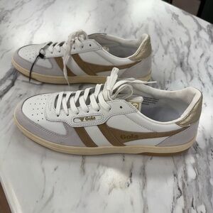 Gola Women's White and Tan Sneakers